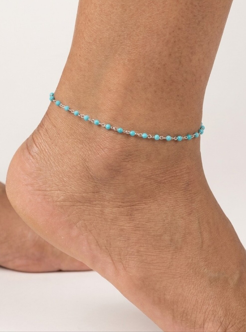 Giani Bernini Enamel Bead Ankle Bracelet in Sterling Silver, 9+1" Extender